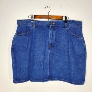 Forever 21 Demin Blue Mini Skirt Size 3x
